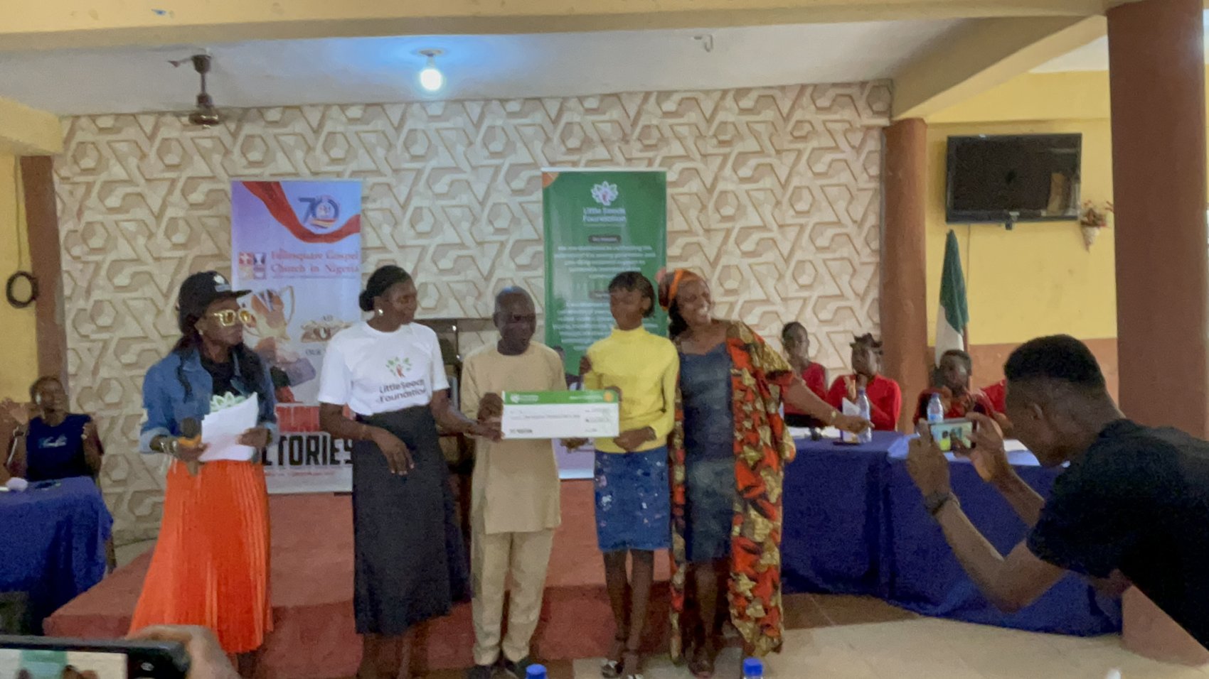 A moment with the winner at the inter-church debate